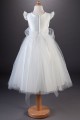 Busy B's Bridals Daisy Appliqu Satin & Tulle Dress - Sandie