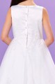 Peridot White Sparkle Lace Communion Dress - Style Erin