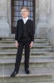 Boys Black Suit with Ivory Tie - Marcus