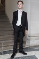 Boys Black & Ivory Tail Suit with Pale Pink Tie - Philip