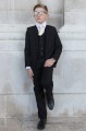 Boys Black Suit with Gold Tie - Marcus