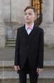 Boys Black Tail Coat Suit with Baby Pink Bow Tie - Ralph
