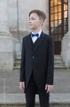 Boys Black Tail Coat Suit with Royal Bow Tie - Ralph