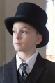 Boys Black Formal 100% Wool Top Hat