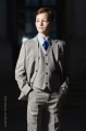 Boys Brown Herringbone Tweed Jacket Suit - Francis