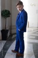 Boys Electric Blue Jacket Suit - Barclay