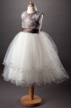 Busy B's Bridals Satin & Layered Tulle Dress - Bronte