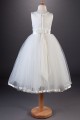 Busy B's Bridals Brocade Bodice Tulle Dress - Saffron