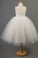Busy B's Bridals Embroidered Daisy Tulle Dress - Molly