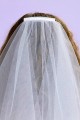 Peridot Girls White First Holy Communion Veil - Style Emily