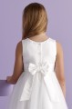 Peridot White Beaded Tulle Ballerina Dress - Style Lilly