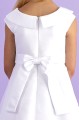 Peridot Ivory or White Bow Collar Communion Dress - Style Meghan