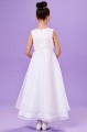 Peridot White Lace Layered Communion Dress - Style Imogen