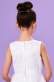 Peridot White Lace Layered Communion Dress - Style Imogen