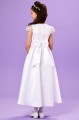 Peridot White Lace Pocket Communion Dress - Style Lorna