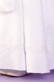 Peridot White Floral Box Pleat Communion Dress - Style Siobhan