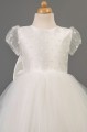 Busy B's Bridals Daisy Tulle Large Bow Dress - Petra