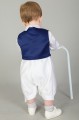 Baby Boys Navy Dickie Bow Waistcoat Outfit - Elijah