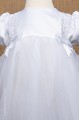 White Flower Girl Dress with Bows by Eva Rose