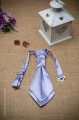 Boys Lilac Ruche Satin Wedding Cravat