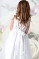 Girls White Butterfly Organza Dress & Bag - Amelia