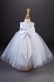 Millie Grace Glitter Tulle Bow Flower Girl Dress - Abbie