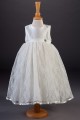 Millie Grace Diamanté Lace Flower Girl Dress - Aimee