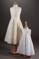 Millie Grace Ribbon Trim Lace Flower Girl Dress - Florence