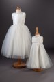 Millie Grace Pearl & Glitter Tulle Flower Girl Dress - Muriel