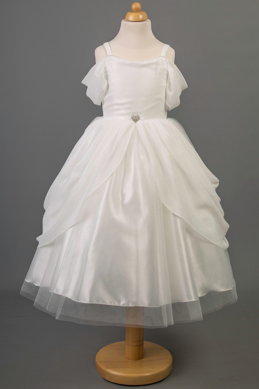 Busy B's Bridals Chiffon Drape Princess Dress - Belle