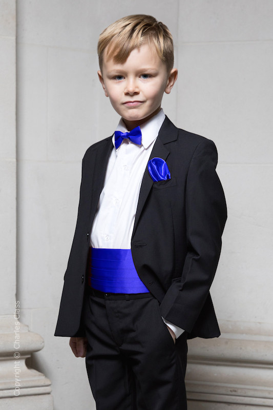 blue donegal tweed suit and bow tie - The Fine Young Gentleman