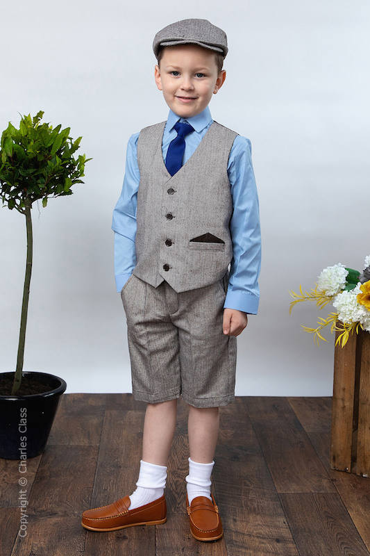 boys tweed shorts