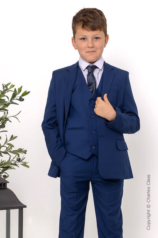 Adrian Boys Suit- Royal Blue main image 0
