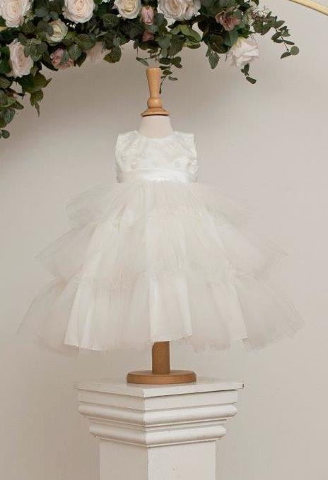 Millie Grace Daisy Tiered Flower Girl Dress - Alexis
