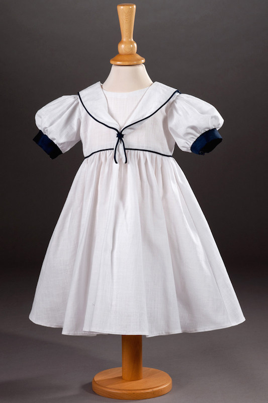 Millie Grace Sailor Cotton Flower Girl Dress - Tanya