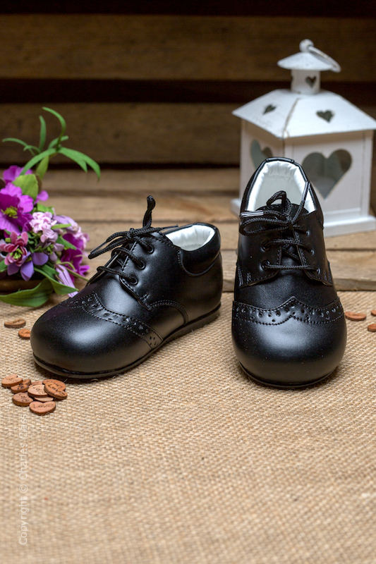 Toddler Boys Dress Black Infant Dress Shoes Baby Oxford Shoes Boy
