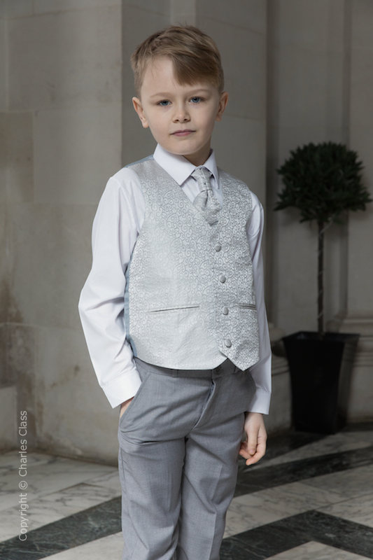KIDS SET OF WAISTCOAT TROUSERS  SHIRT SET IDEAL FOR WEDDING BIRTHDAY   PARTY