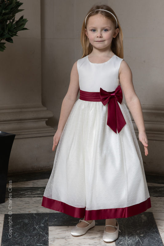 bow for flower girl dress