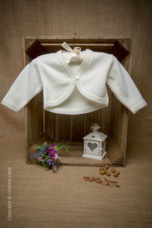 baby girl ivory bolero