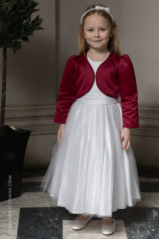 Girls on sale burgundy shrug
