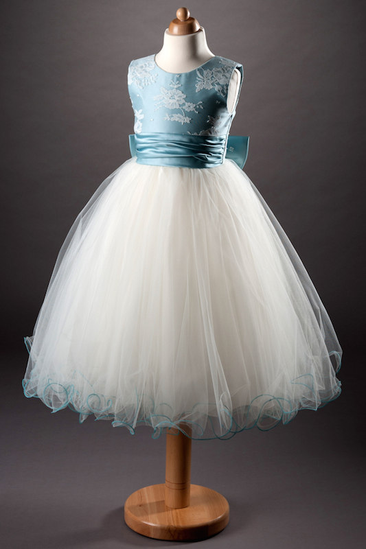 Busy B's Bridals Lace, Satin & Tulle Dress - April