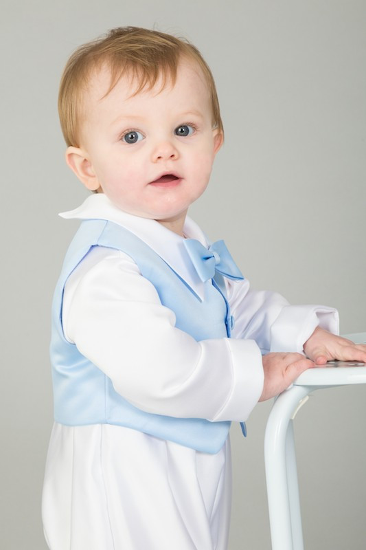 Baby Boys Blue Wedding Outfit | Baby 3 Piece Outfit | Charles Class