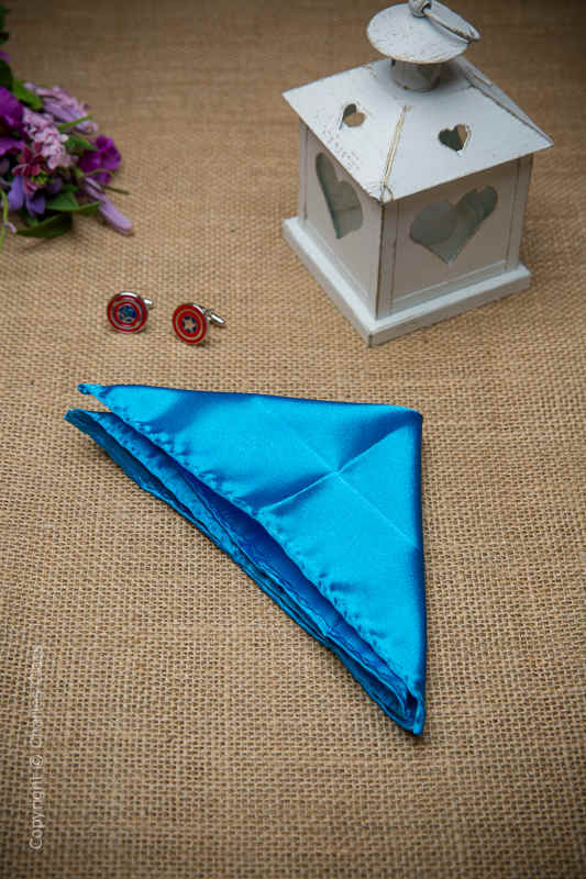 Peacock Solid Satin Kids Cravat
