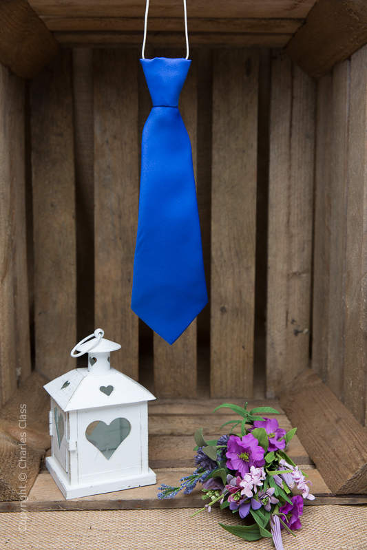 royal blue satin tie