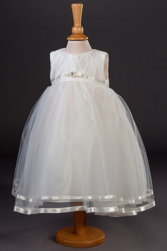 Millie Grace Diamanté & Pearl Flower Girl Dress - Maddie