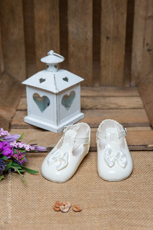 dusky pink flower girl shoes